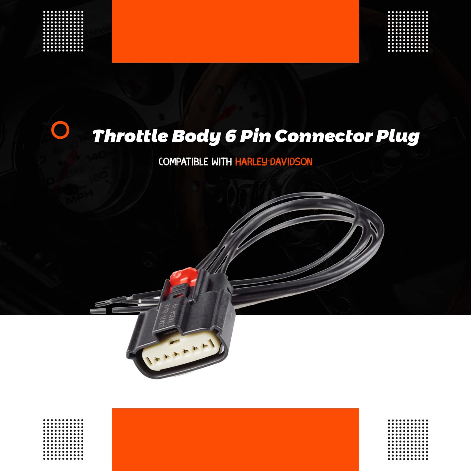 6-pin Actuator Connector Plug Throttle Body 6-Pin Connector Plug